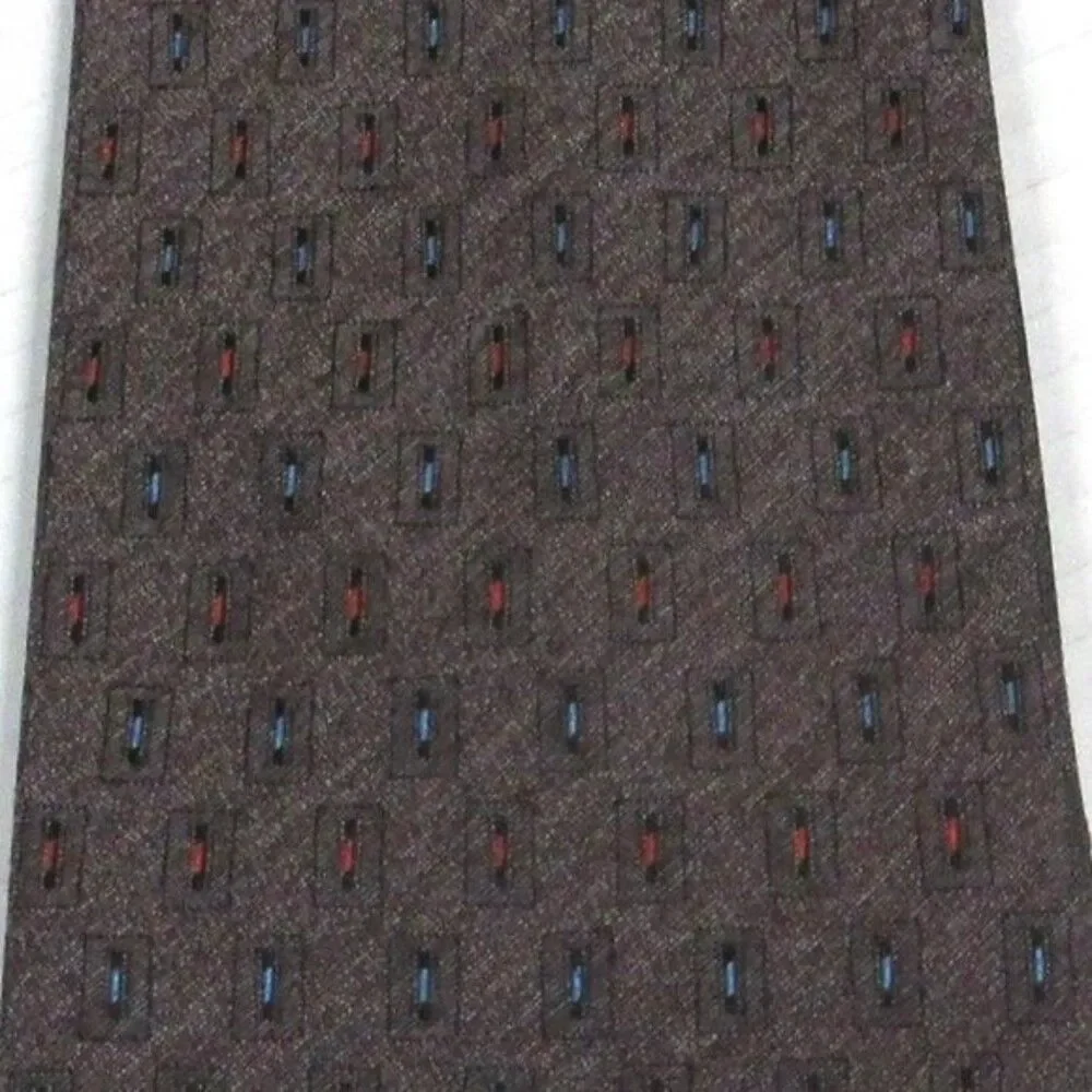 PIATTELLI UOMO Men's 100% Silk Tie Made in U.S.A. 56.5‎ Inches